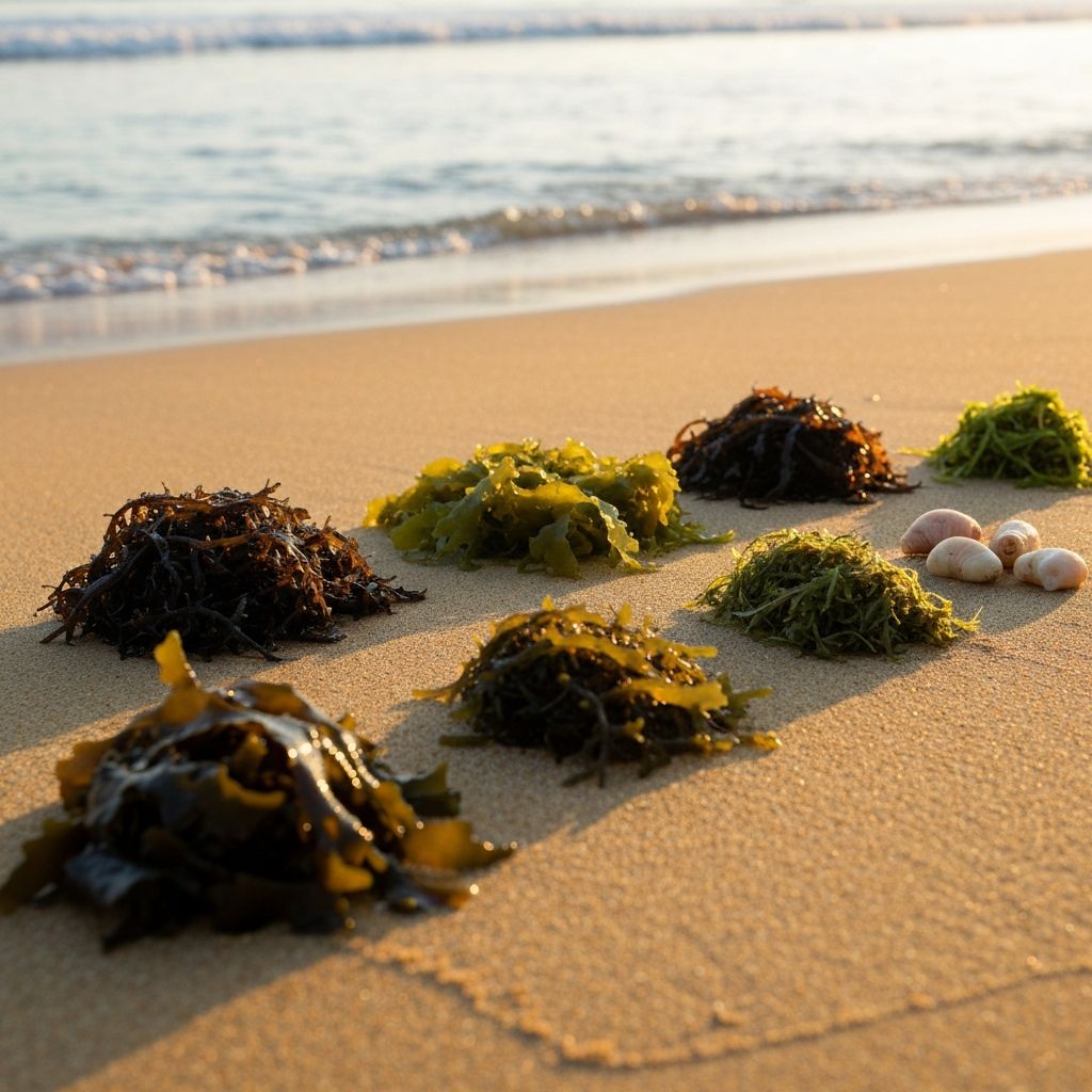 Fresh marine ingredients and seaweed from tropical island waters